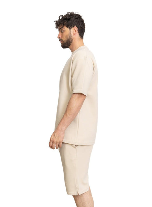 Latte Ribbed suit (M) - Khotwh