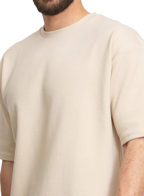 Latte Ribbed suit (M) - Khotwh