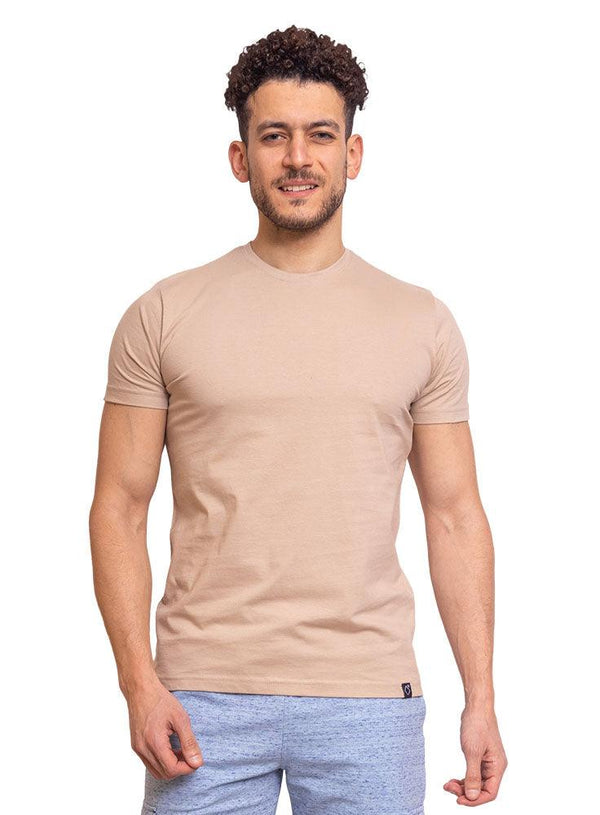 Latte Round T-Shirt - Khotwh