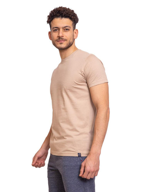 Latte Round T-Shirt - Khotwh