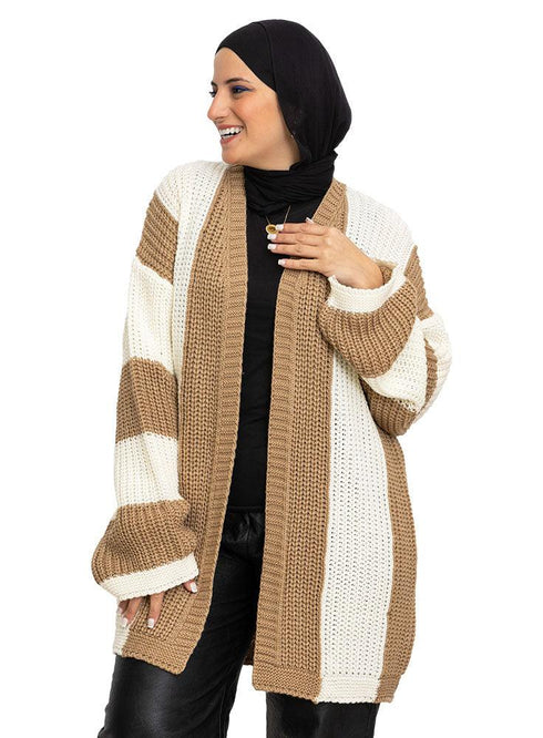 Latte S - H Cardigan - Khotwh