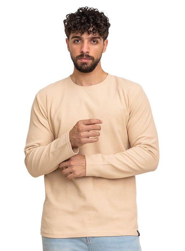 Latte Squares Long Sleeve (M) - Khotwh
