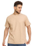 Latte Squares Round T-Shirt - Khotwh
