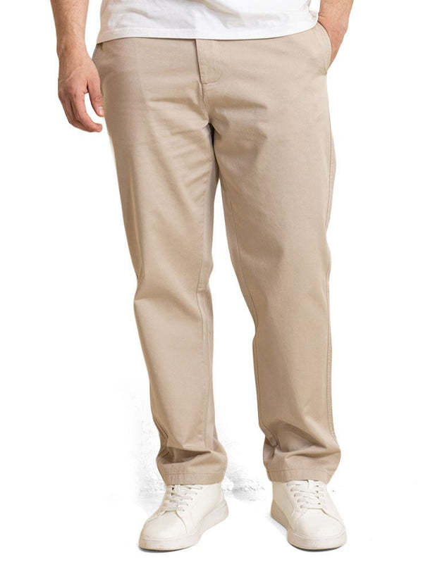 Latte Straight Leg Gabardine Pant - Khotwh