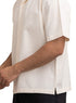 Latte Tennis Collar Linen Shirt - Khotwh