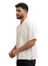 Latte Tennis Collar Linen Shirt - Khotwh