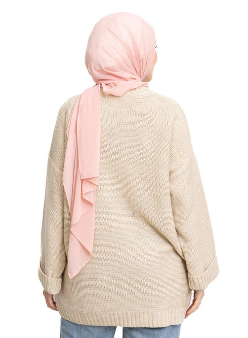 Latte Upside Sleeve Pullover - Khotwh