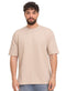 Latte V - Squares O.S Round T-Shirt - Khotwh