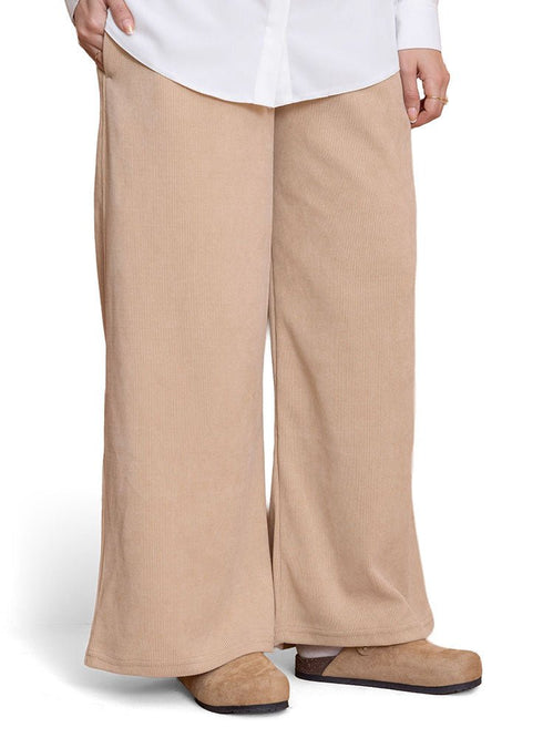 Latte Velvet Wide Leg (W) - Khotwh