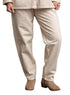 Latte Wide Gabardine Pants - Khotwh