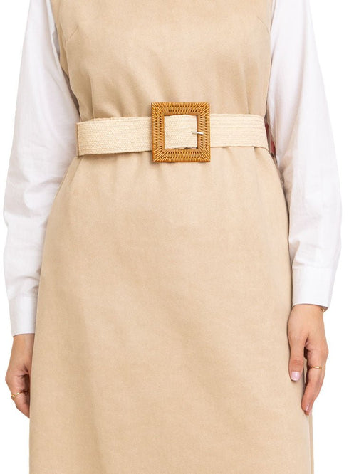 Latte Winter Sleeveless Dress - Khotwh