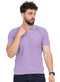 Lavander Zigzag F - S.Knit Polo T-shirt - Khotwh