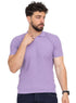 Lavander Zigzag F - S.Knit Polo T-shirt - Khotwh