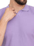 Lavander Zigzag F - S.Knit Polo T-shirt - Khotwh