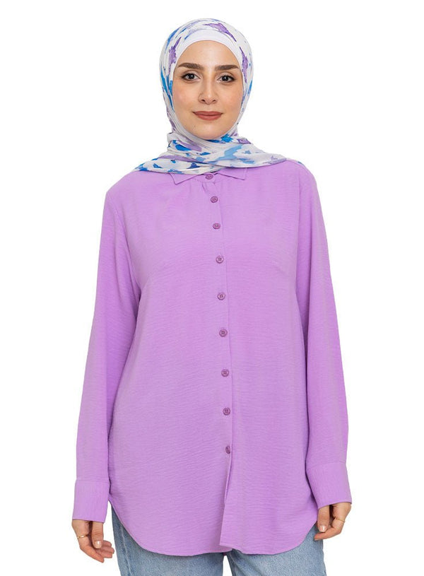 Lavender CY - Over Size Shirt - Khotwh