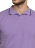 Lavender Design 10 - F - Polo Neck T-Shirt - Khotwh
