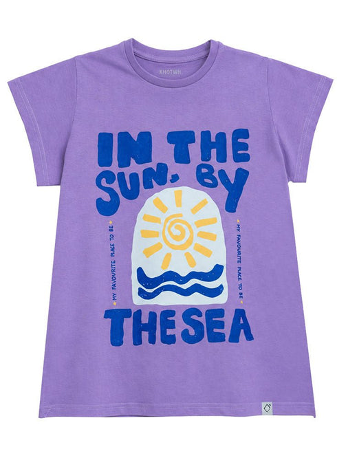 Lavender-Design 4 Printed Short-Sleeve - Khotwh