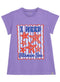Lavender-Design 6 Printed Short-Sleeve - Khotwh