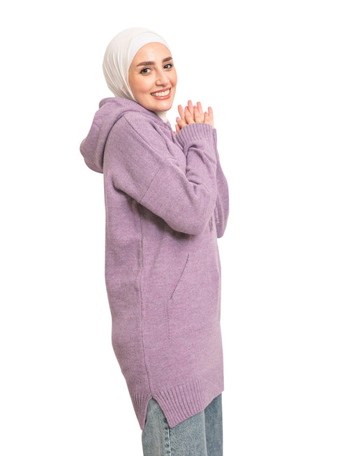 Lavender Hoodie Pullover - Khotwh