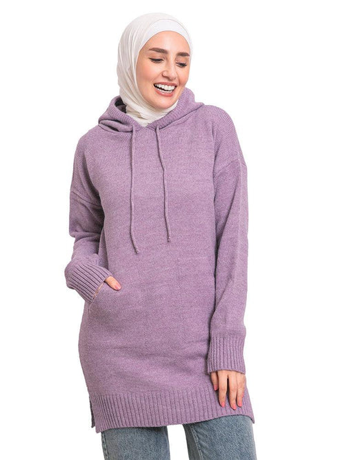 Lavender Hoodie Pullover - Khotwh