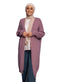 Lavender Knit - Long Cardigan - Khotwh
