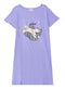 Lavender Night Shirt - Design 6 - Khotwh