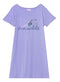 Lavender Night Shirt - Design 7 - Khotwh