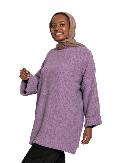 Lavender Over Size Pullover - Khotwh