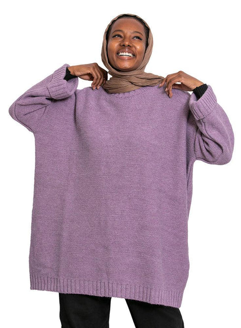 Lavender Over Size Pullover - Khotwh
