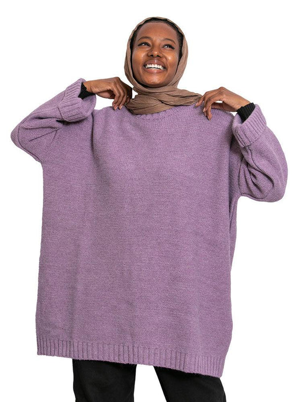 Lavender Over Size Pullover - Khotwh