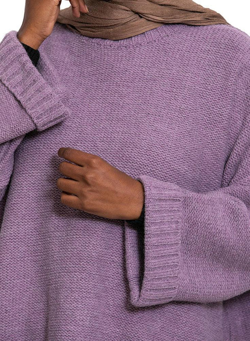Lavender Over Size Pullover - Khotwh