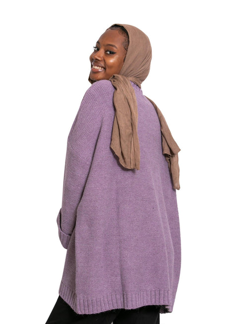 Lavender Over Size Pullover - Khotwh