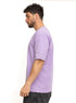 Lavender Over Size Round T-Shirt - Khotwh