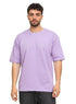 Lavender Over Size Round T-Shirt - Khotwh