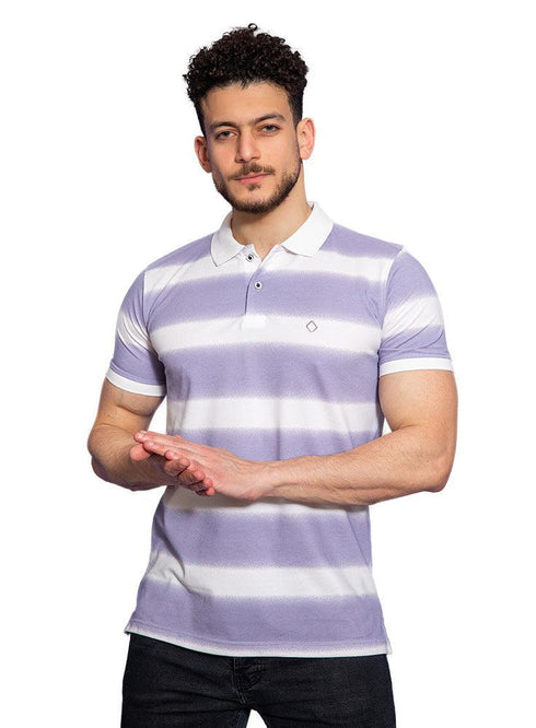 lavender Polo Striped - Khotwh