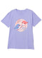 Lavender Printed O.S Short - Sleeve Design 3 - Khotwh
