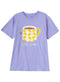 Lavender Printed O.S Short - Sleeve Design 7 - Khotwh