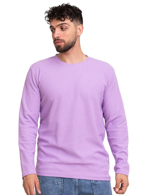 Lavender Squares Long Sleeve (M) - Khotwh