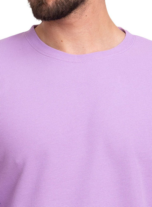 Lavender Squares Long Sleeve (M) - Khotwh