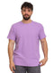 Lavender Squares Round T-Shirt - Khotwh