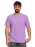 Lavender Squares Round T-Shirt - Khotwh
