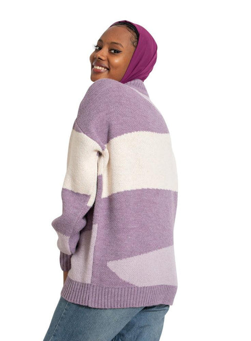 Lavender Wave Pullover - Khotwh