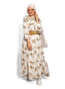 Leaves - Off - white B - Printed Dress - Khotwh