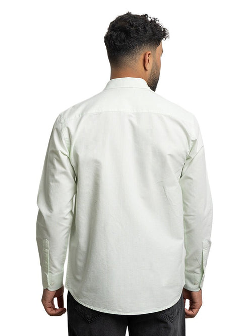 Lemon - Design 1 Striped Oxford Shirt - Khotwh