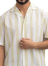 Lemon - Design 6 Striped Tennis Collar Shirt - Khotwh