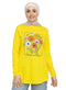 Lemon Printed Long - Sleeve Design 16 - Khotwh