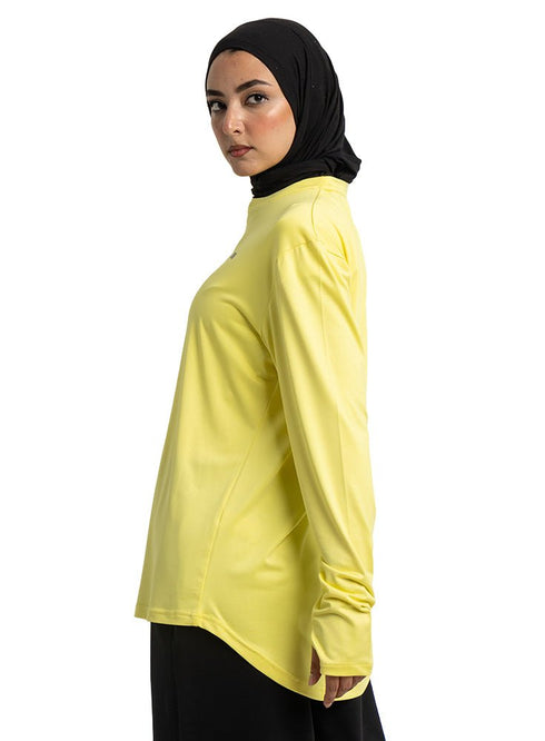 Lemon Sporting Long - Sleeve T-Shirt - Khotwh