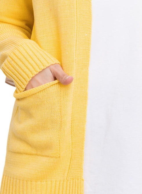 Lemon Verbana E - Basic Pocket Cardigan - Khotwh