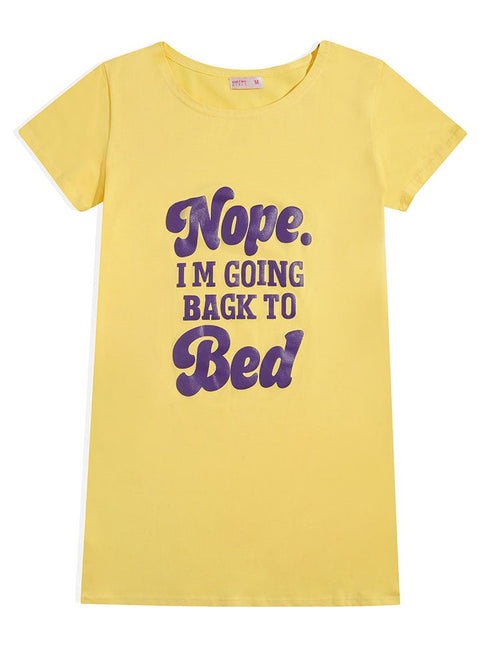 Lemon Verbana Night Shirt - Design 19 - Khotwh