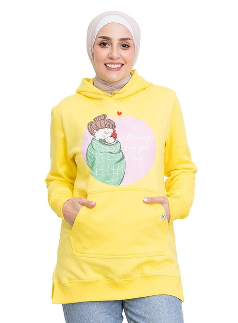 Lemon Verbana Printed - HoodieV Design 62 - Khotwh